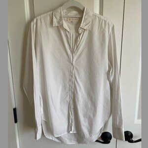 White Xirena Beau Shirt, 100% Cotton